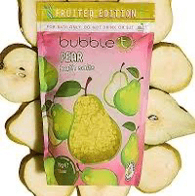 Bubble T Fruitea Relaxing Pear Bath Salts 500g