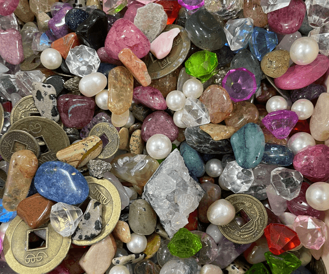 Pirate treasure, this is great fun. A bag full of goodies