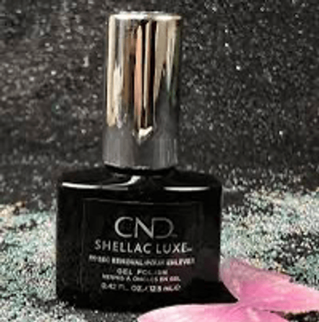 CND SHELLAC LUXE Nail Polish, Black Pool