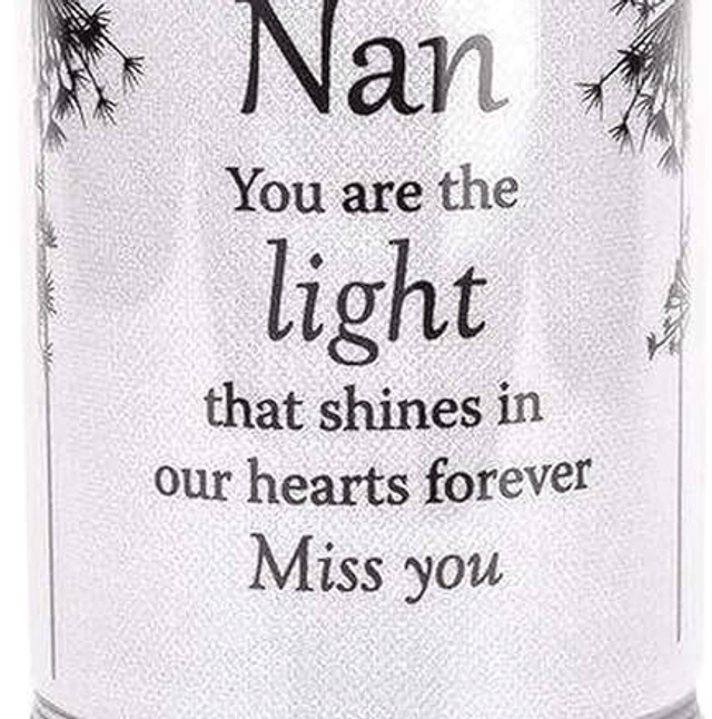 Memorial Light Up Tube Light - Nan