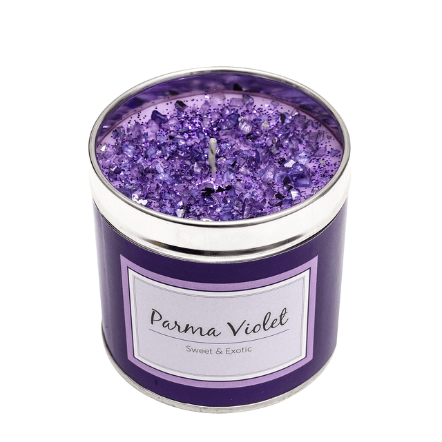 Parma violet candle
