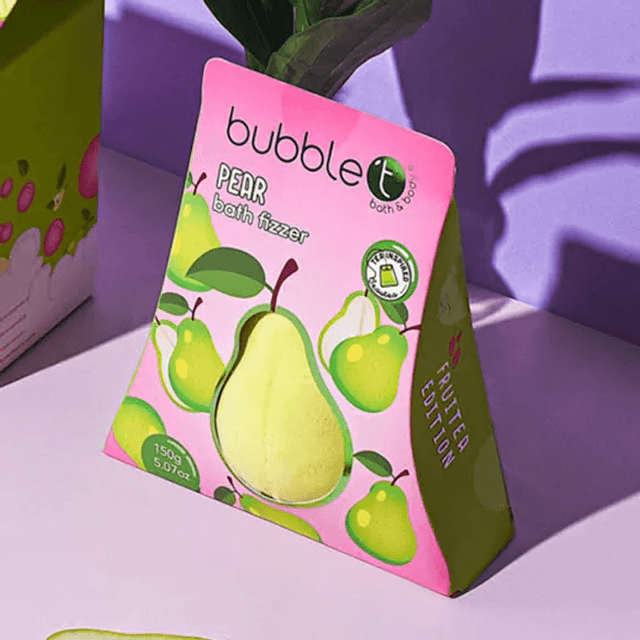 Bubble t pear bath fizzer