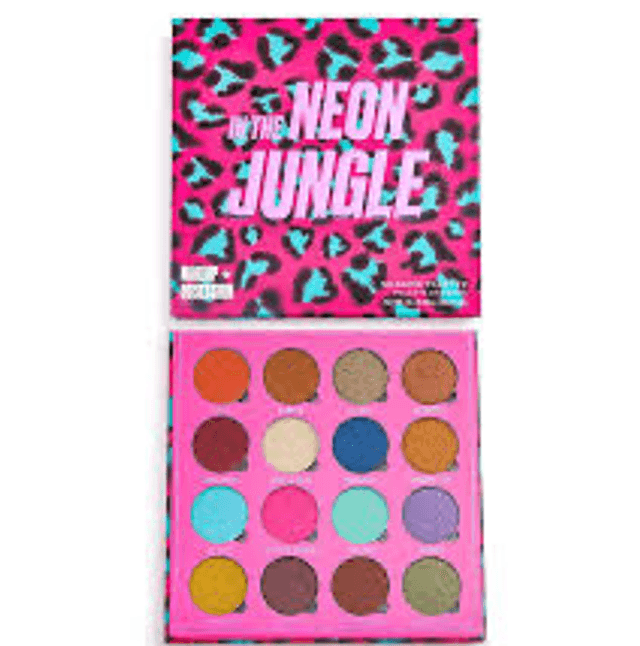 Makeup Obsession London, In The Neon Jungle, Eyeshadow Palette, 16 Shades