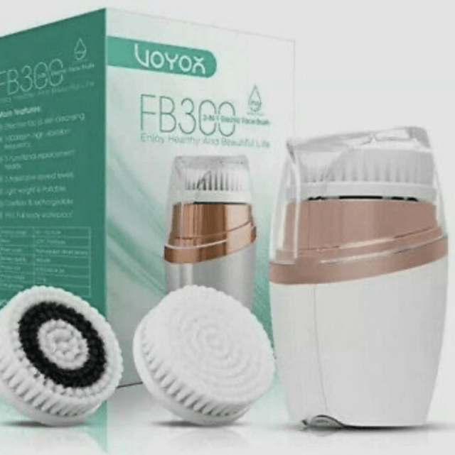 VOYOR 3-In-1 Facial Cleansing Brush Facial Exfoliating Cleanser FB300