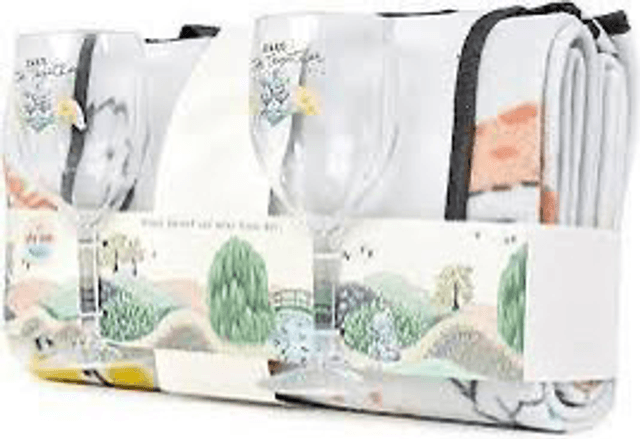 Me To You Picnic Blanket And Glass Set