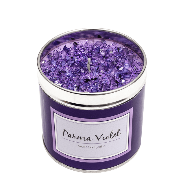 Parma violet candle