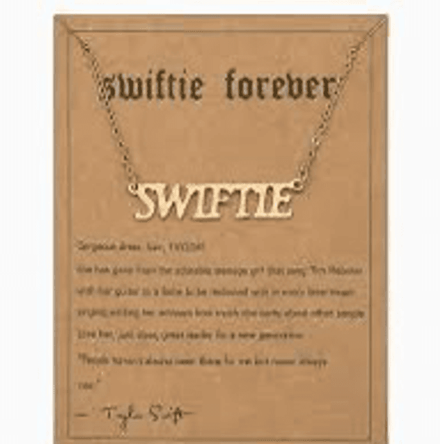 Swiftie Forever Pendants necklace gold colour