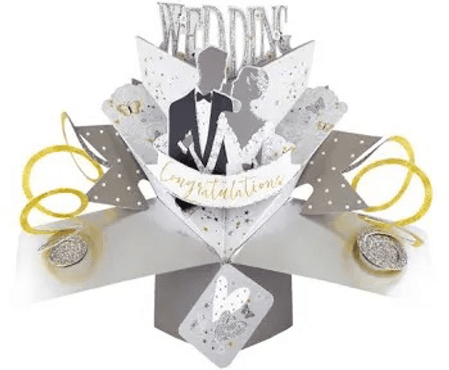 Wedding pop out card