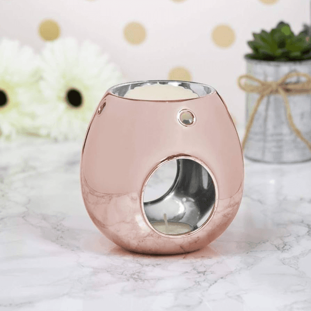 Wax/oil Warmer Rose Gold by Lesser &amp; Pavey boxed