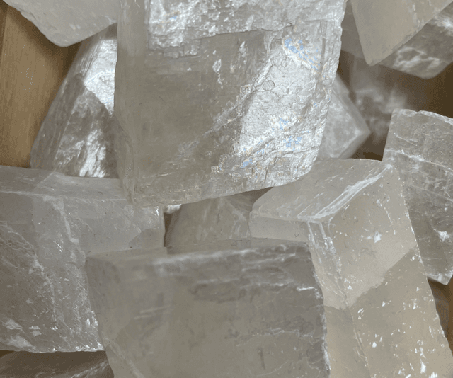 Calcite, a member of Calcite Group, rough crystal