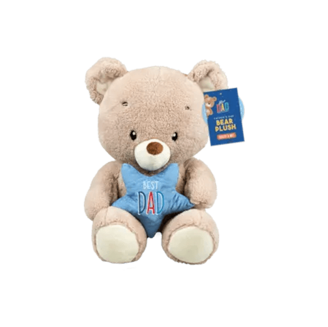 Best Dad Plush Bear 30cm birthday, Father’s Day 